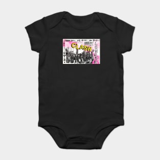 The Clash Out Of Control in London 1984 Baby Bodysuit